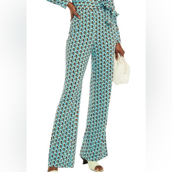 Shelby printed WAIST TIE SILK JUMPSUIT DIANE VON FURSTENBERG - Picture 3 of 12